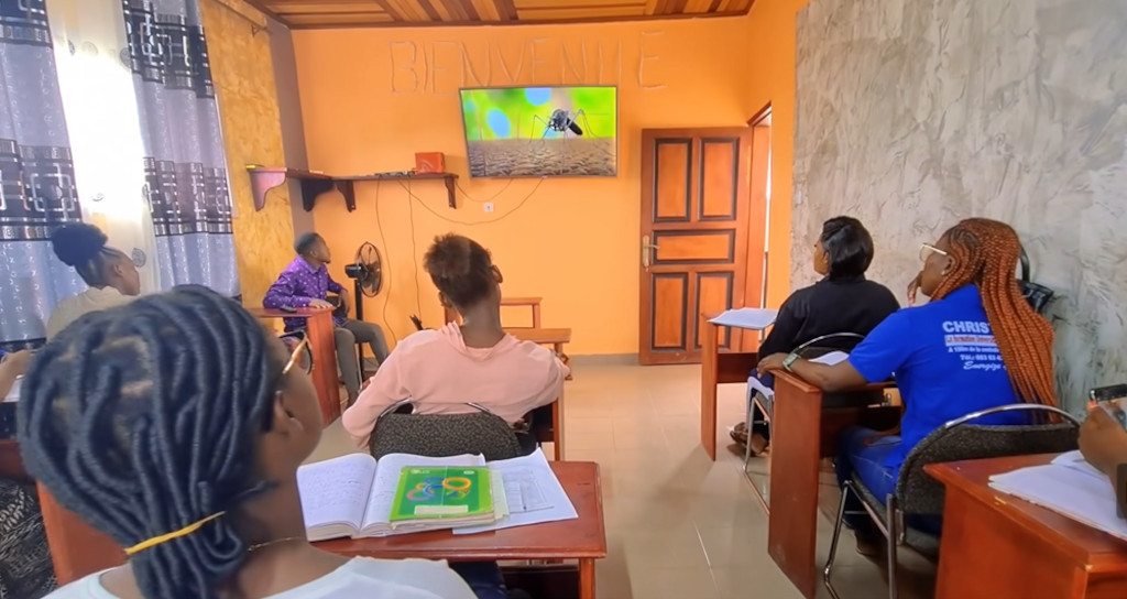 CHRIST sante cours interactif multimédia ecran tv